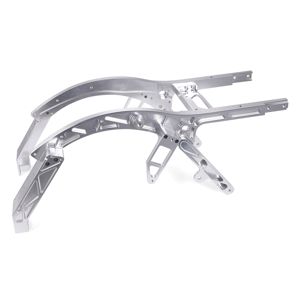 Fanscreate Performance Forged Aluminum Rear Subframe for Harley Touring 2014-2024 – Lightweight CNC Upgrade (Black / R