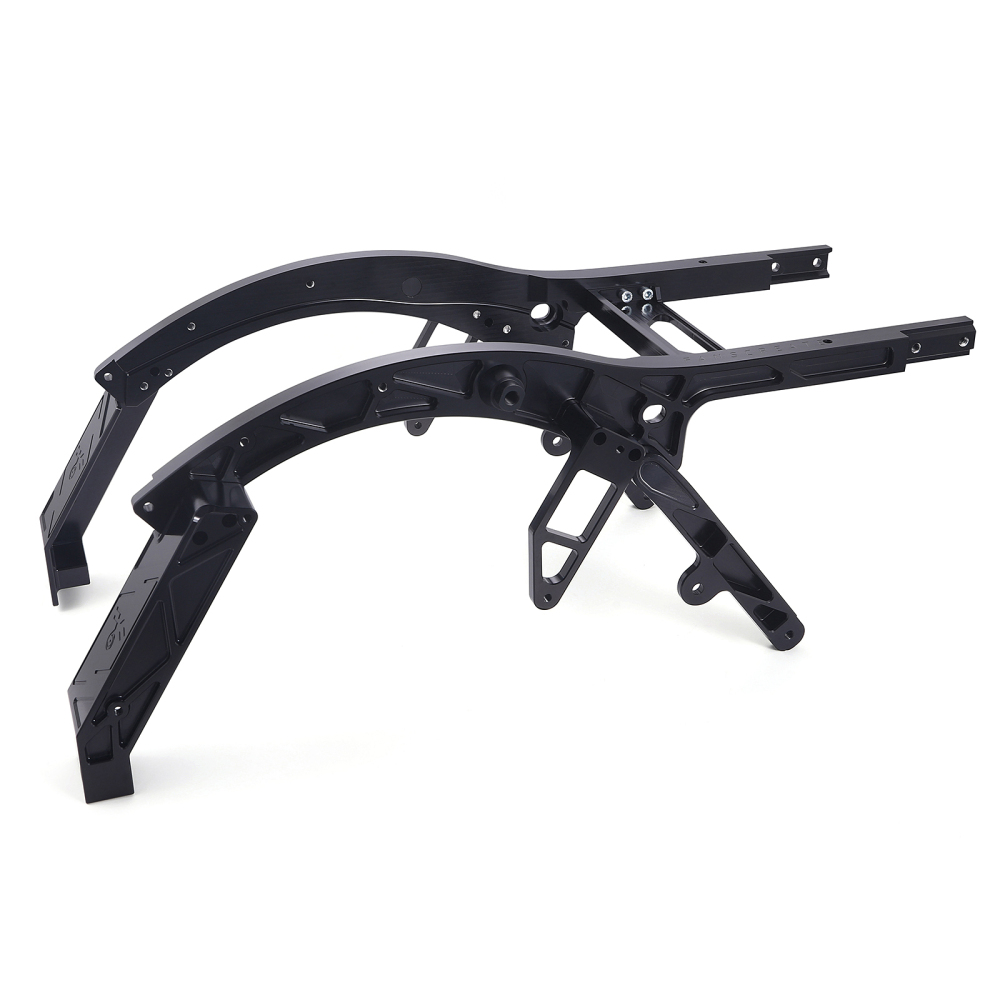 Fanscreate Performance Forged Aluminum Rear Subframe for Harley Touring 2014-2024 – Lightweight CNC Upgrade (Black / R