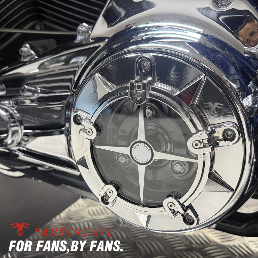 Flow Derby Cover CNC Aluminum For Harley 2016-2025 Touring Road King Street Glide Road Glide