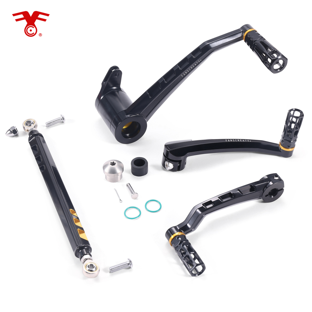 Fanscreate Complete Floorboard Rider Control Kit for Harley Touring 2008-2013