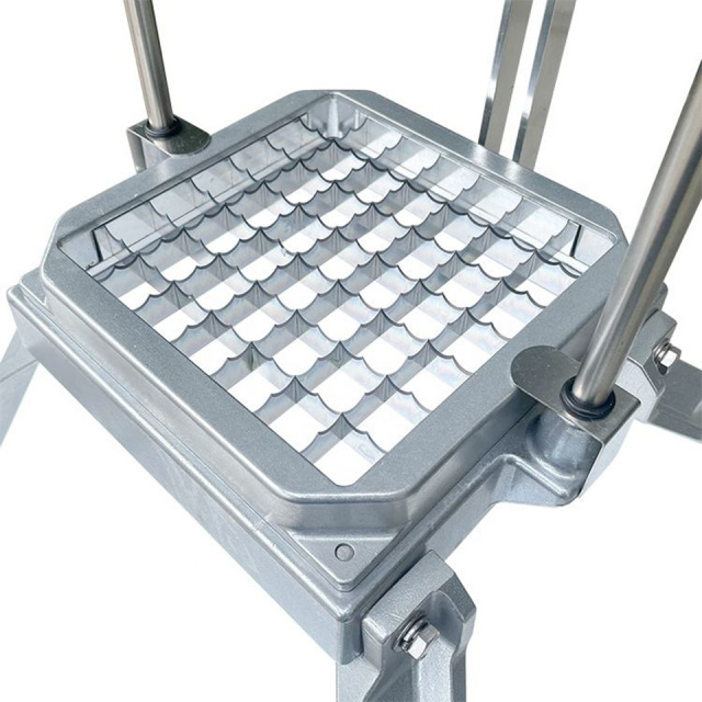 Máquina manual para cortar alface em cubos – Preparação de alimentos para cozinha comercial – OEM