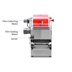 جهاز إغلاق الصواني الكهربائي شبه الأوتوماتيكي DF300T لحاويات الطعام والأكواب والأغطية