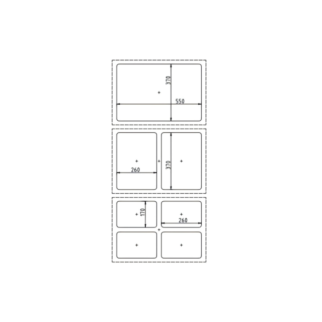 آلة إغلاق الصواني الهوائية، قالب من الفولاذ المقاوم للصدأ والألومنيوم، فيلم 430 مم، من 360 إلى 1200 صندوق في الساعة