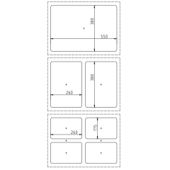 Máquina envasadora al vacío vertical MAP DQ440L-V con sellador por descarga de gas para película de 440 mm