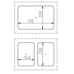 آلة إغلاق الصواني الهوائية QF260T-S، قالب ألومنيوم، فيلم 260 مم، من 360 إلى 640 صندوقًا في الساعة