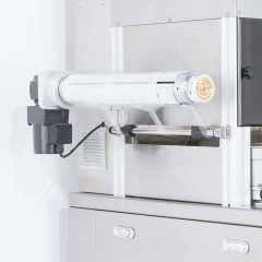 Máquina de embalagem vertical comercial com atmosfera modificada (MAP) e fluxo de gás DQ370L-E para filme de 370 mm.