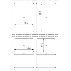 Máquina de embalagem a vácuo comercial vertical Skin MAP DQ440VSL para filme de 440 mm