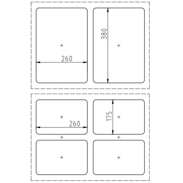 Máquina de embalagem a vácuo comercial vertical Skin MAP DQ440VSL para filme de 440 mm