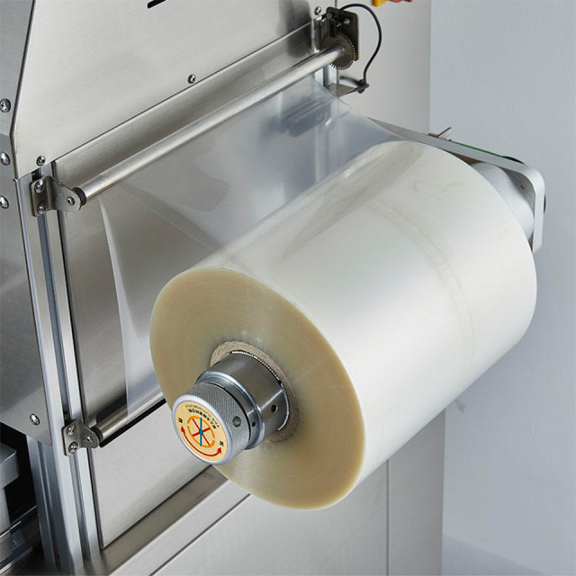 آلة تغليف عمودية DQ320L-E بتقنية MAP، مزودة بخاصية اللحام بالغاز، 5-6 دورات/دقيقة