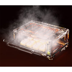 Forno comercial E9 de 63 litros com termostato eletrônico e alta potência para assar.