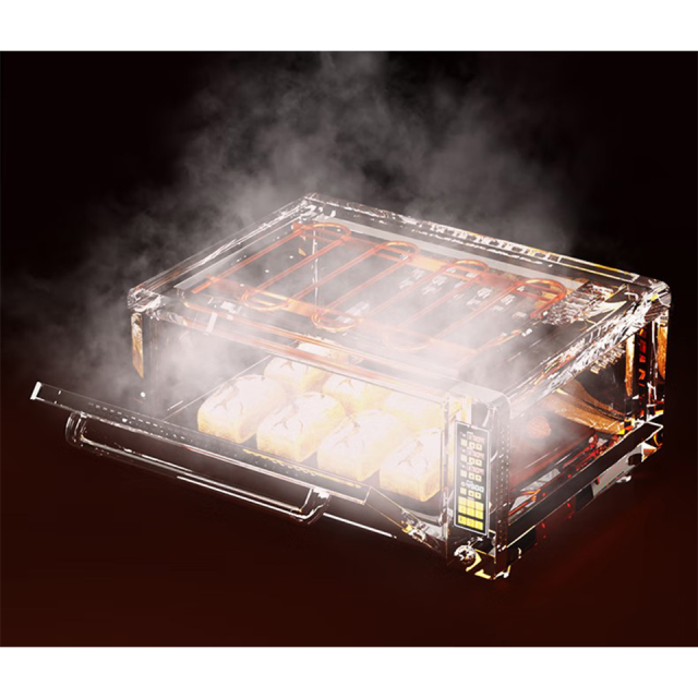 Forno comercial E9 de 63 litros com termostato eletrônico e alta potência para assar.