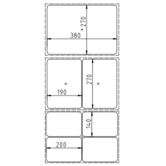 Máquina de embalagem a vácuo manual DQ320VST para filmes com largura de 320 mm.