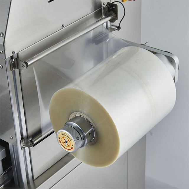 Máquina de embalagem a vácuo MAP vertical DQ320L-V para filme de 320 mm, bomba de 63 m³/h