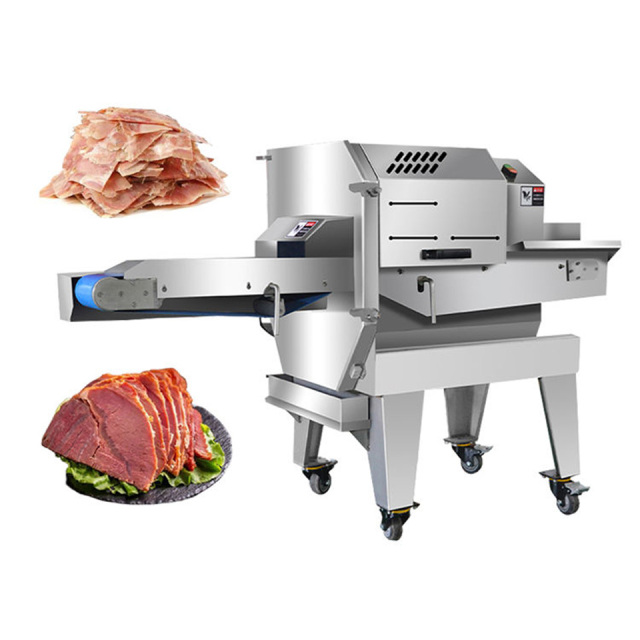 Automatic Meat Slicer 1-30mm Adjustable Conveyor 380V Three Phase 725rpm