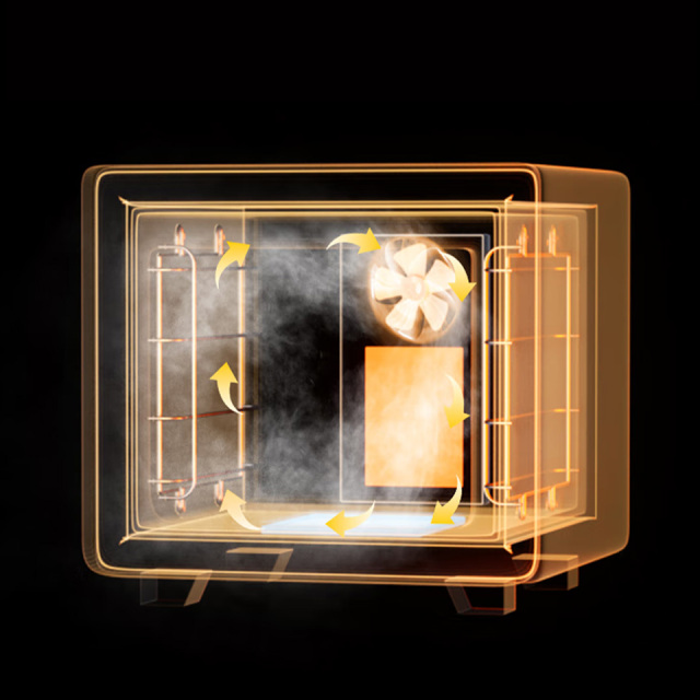 Forno de fermentação a vapor F4 de 42 litros para uso doméstico, com temperatura ajustável.