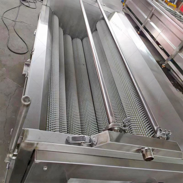 Descascador de legumes comercial TY1000, capacidade de 500 a 800 kg/h, em aço inoxidável 201.