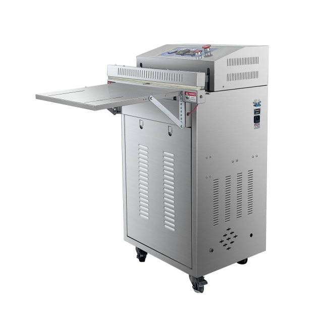 External Vacuum Sealer 600mm 900W Industrial Stainless Steel Packaging Machine