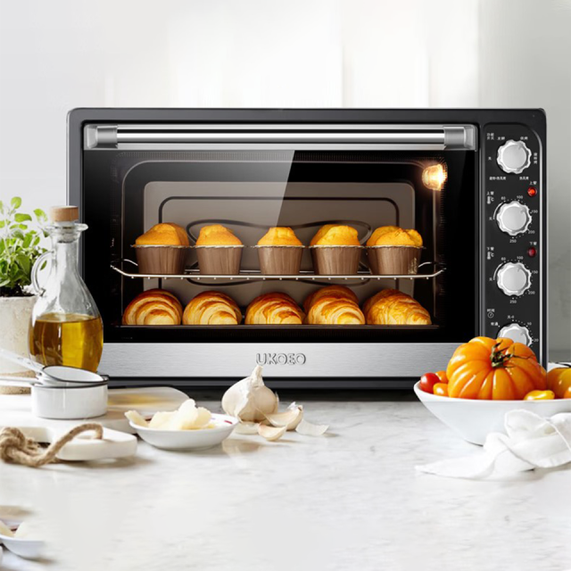 Forno a vapor elétrico HBD-7001H de 70 litros com aquecimento superior e inferior ajustável.