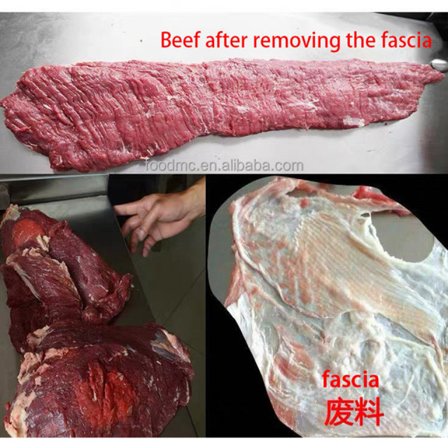 Máquina de desossa HY103, 430 mm de largura, 0,75 kW, aço inoxidável