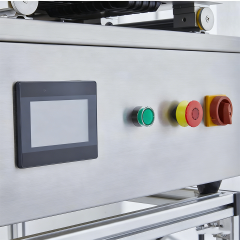 Máquina de embalagem a vácuo de mesa DQ400T-VS com largura máxima de filme de 390 mm.