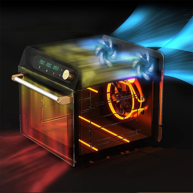 Forno de Convecção Home 5A de 42L com Temperaturas Superior e Inferior Ajustáveis