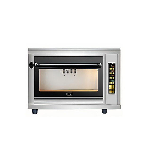 Forno comercial Série Z com várias bandejas, construção durável em aço inoxidável.