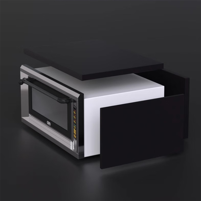 Forno comercial Série Z com várias bandejas, construção durável em aço inoxidável.