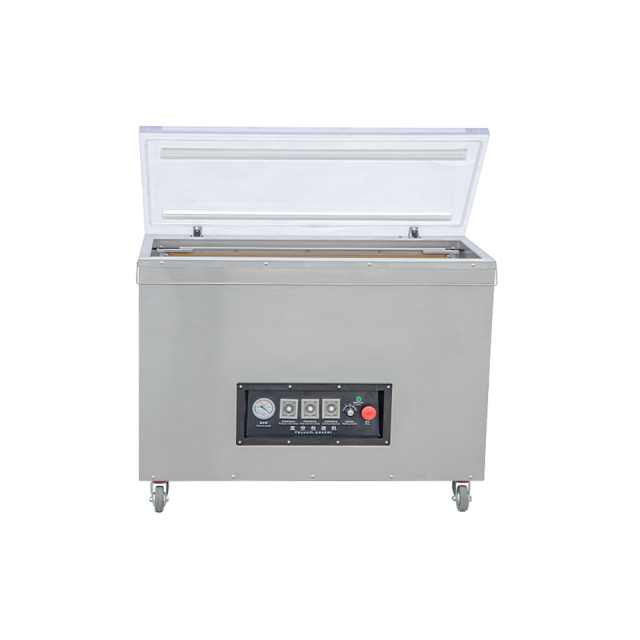 Máquina de embalagem a vácuo para arroz e chá DZ-850/2E, 850 mm