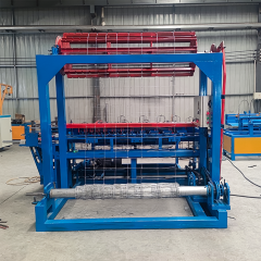 Máquina automatizada para la producción de cercas para ganado con control PLC para granjas y ranchos.