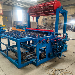 Máquina automatizada para la producción de cercas para ganado con control PLC para granjas y ranchos.