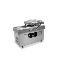 Máquina industrial de embalagem a vácuo de câmara dupla para alimentos líquidos