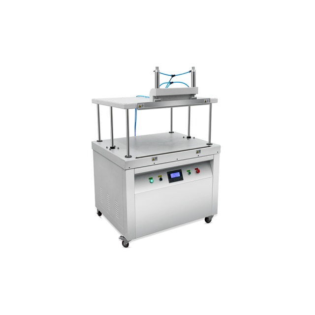 Máquina de sellado térmico por compresión de acero inoxidable de 600 a 800 mm de longitud.