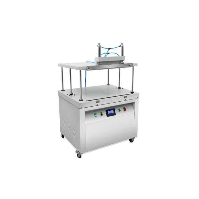 Máquina de sellado térmico por compresión de acero inoxidable de 600 a 800 mm de longitud.