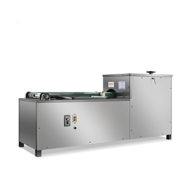 Máquina comercial horizontal para limpeza de peixes em aço inoxidável 220V