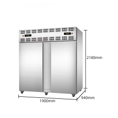 Congelador de ultra baja temperatura con 40 cajones y carro, a -60 °C, para uso comercial.