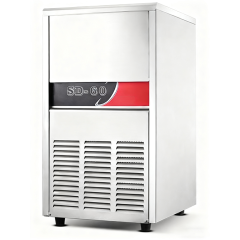 Máquina de gelo comercial SD-22, 23 kg por hora, 220 V, compacta, para restaurantes.
