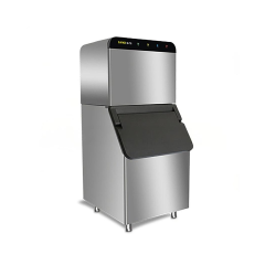 Máquina de gelo comercial SD-22, 23 kg por hora, 220 V, compacta, para restaurantes.