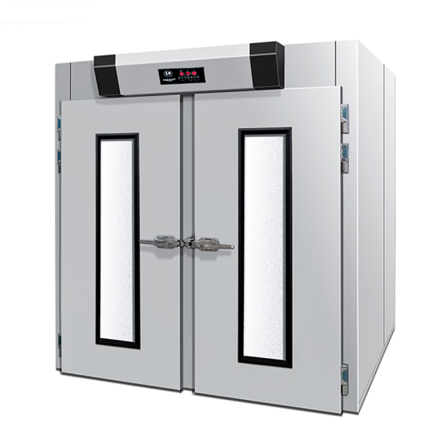 Carro de fermentación automático con pulverizador para panaderías comerciales