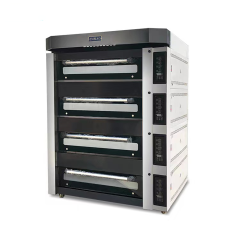 Semi-Automatic Electric Deck Oven High-Capacity Multi-Tier Control 6-20 Trays
