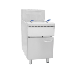 Fritadeira a gás comercial E-RQZ-500G, 28 kW, alta capacidade de 35 L a 38 L