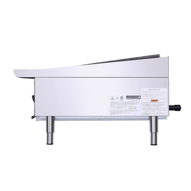 Parrilla de gas vertical serie KB-CB de 10 a 41 kW de acero inoxidable de doble combustible para uso comercial