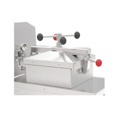 Fritadeira de pressão elétrica Kingbetter KEPMF-24NFS de 24 litros para uso comercial em aço inoxidável.