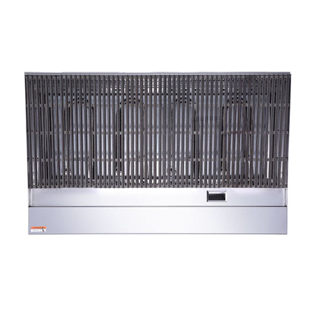 Parrilla de gas vertical serie KB-CB de 10 a 41 kW de acero inoxidable de doble combustible para uso comercial