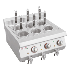 Cozinhador Elétrico de Macarrão E-DM-600 6kW em Aço Inoxidável 304 - Unidade Comercial