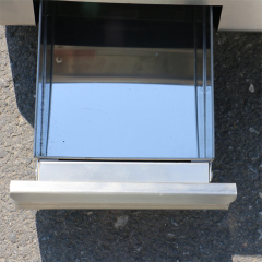 Grelha elétrica de aço inoxidável com pedras vulcânicas E-RQH-400X para cozimento de alto volume.