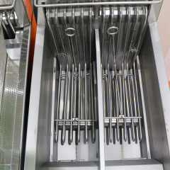 E-DZE-400G-2 Electric Deep Fryer 55kW Stainless Steel Standing Frying Unit