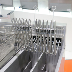 E-DZE-400G-2 Electric Deep Fryer 55kW Stainless Steel Standing Frying Unit