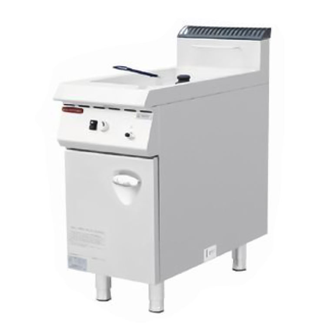 Freidora de gas comercial HKE-DZ-900S de acero inoxidable de 15,5 kW y 17-20 l