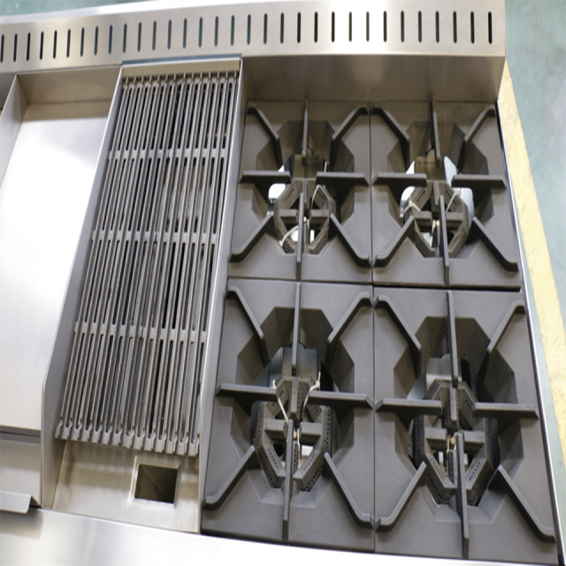 نظام طهي غاز متعدد المحطات MZHL-72 للمطابخ التجارية عالية الإنتاجية