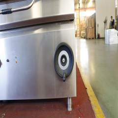 Frigideira basculante a gás comercial E-RCG-900 de alta potência em aço inoxidável para cozinhar